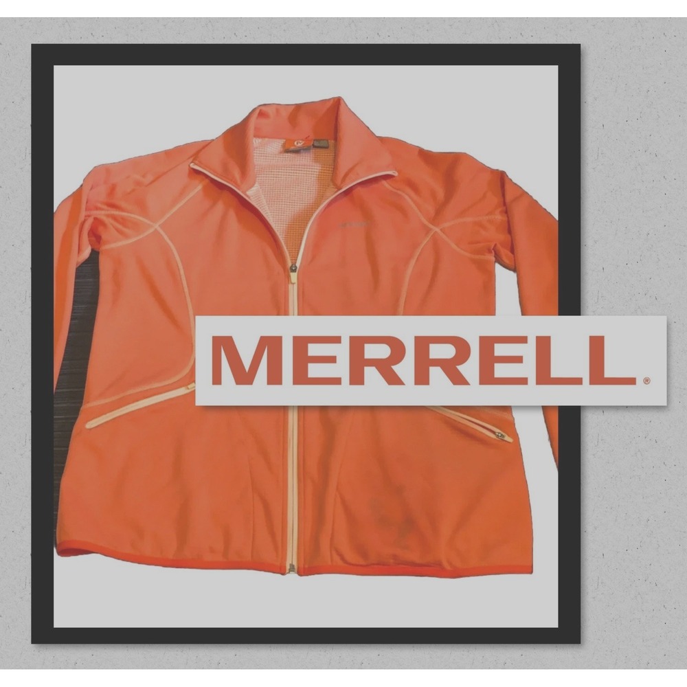 Merrell - Women's XL Full Zip Fleece - Long Sleeved - Jacket - Orange